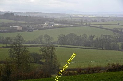 Photo A2 Mid Devon : Countryside Scenery Upham/SS8808 Looking out acros c2016