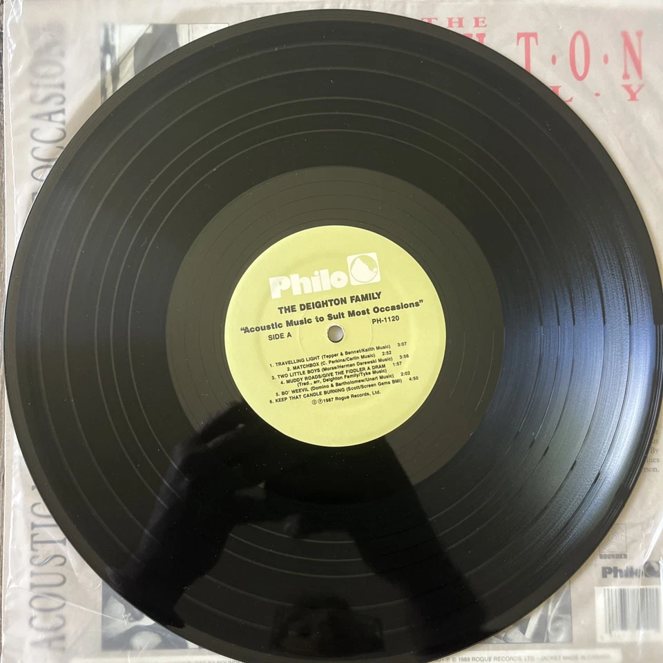 DEIGHTON FAMILY: acoustic music to suit most occasions PHILO 12" LP 33 RPM VG+ — 第 3/4 张图片
