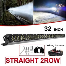 7 14 22 32 42 52 Slim Led Light Bar Spot Flood Combo Driving Truck Suv Offroad
