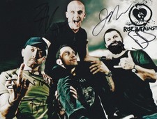 Rise Against signiert - Originalautogramm