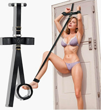 Bondage Restraint BDSM Toys, Adjustable Leg Sex Straps for Couples