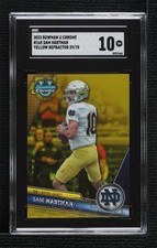 2023 Bowman U Chrome Yellow Refractor 29/75 Sam Hartman #165 SGC 10 GEM 14lc
