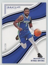 2022-23 Panini Immaculate BLUE Kyrie Irving 2/25 Dallas Mavericks #86 A41