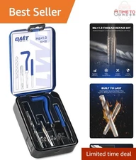 Helicoil Thread Repair Kit M6x1.0 Steel Inserts Drill Bits Tool Set for Inter...