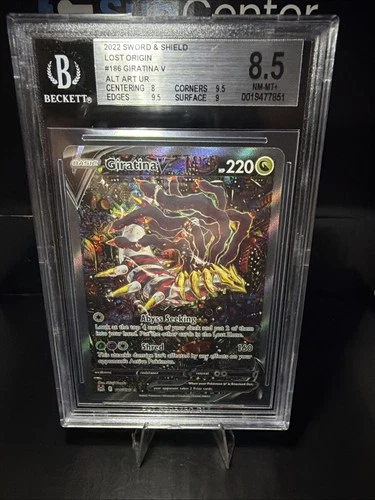 BGS 8.5 PSA 9 Giratina V (Alternate Full Art) 186/196 Swsh11: Lost Origin Holo