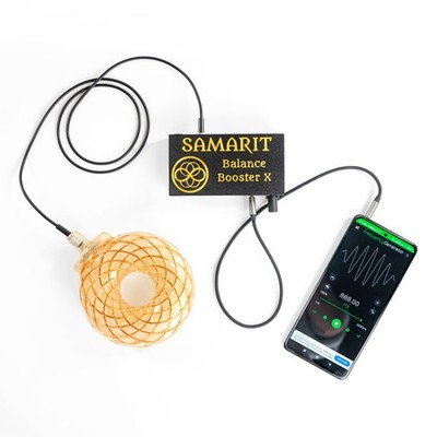 Samarit Booster X Frequency Generator Kit with Rodin coil 12 turns dif sizes col