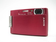 Sony Digital Camera Cyber-shot DSC-T100 Red 8.1 MP 5x Zoom 90 NEW CJ