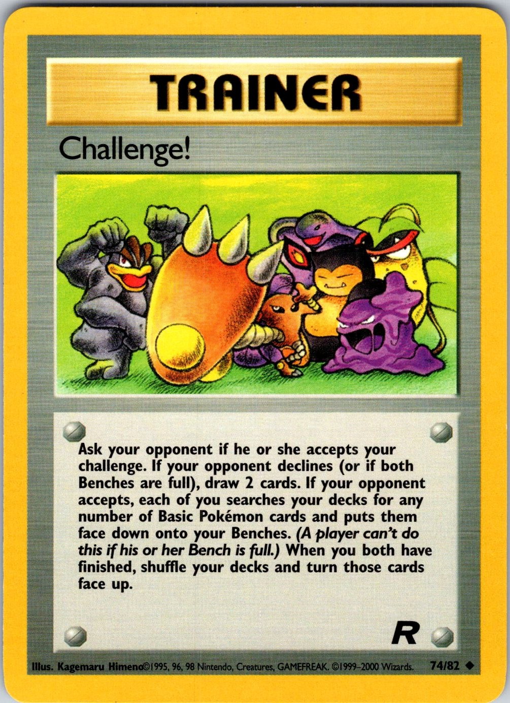 Challenge! 74/82 Team Rocket Pokemon TCG NM Unlimited