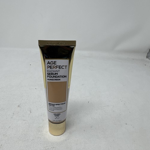 L'Oreal Age Perfect Radiant Serum Foundation Sunscreen #20 Golden Ivory B50 - Picture 1 of 2