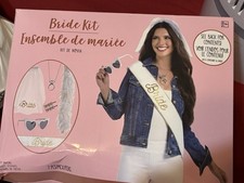 Panna młoda To Be Zestaw uroczystości Impreza Kawalerka Ślub Prysznic Prezent Ślub Ślubny NOWY