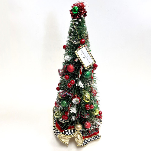 Mackenzie Childs Highland Nostalgia Decorative Holiday 19" Christmas Tree