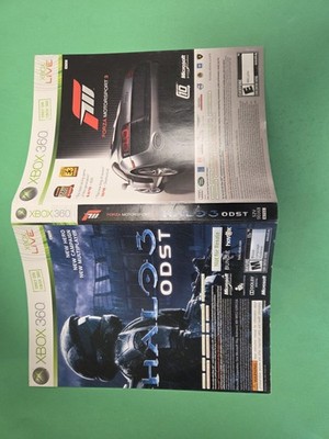 Forza Motorsport Halo 3 ODST Combo Pack Microsoft Xbox 360 Case Art Only 