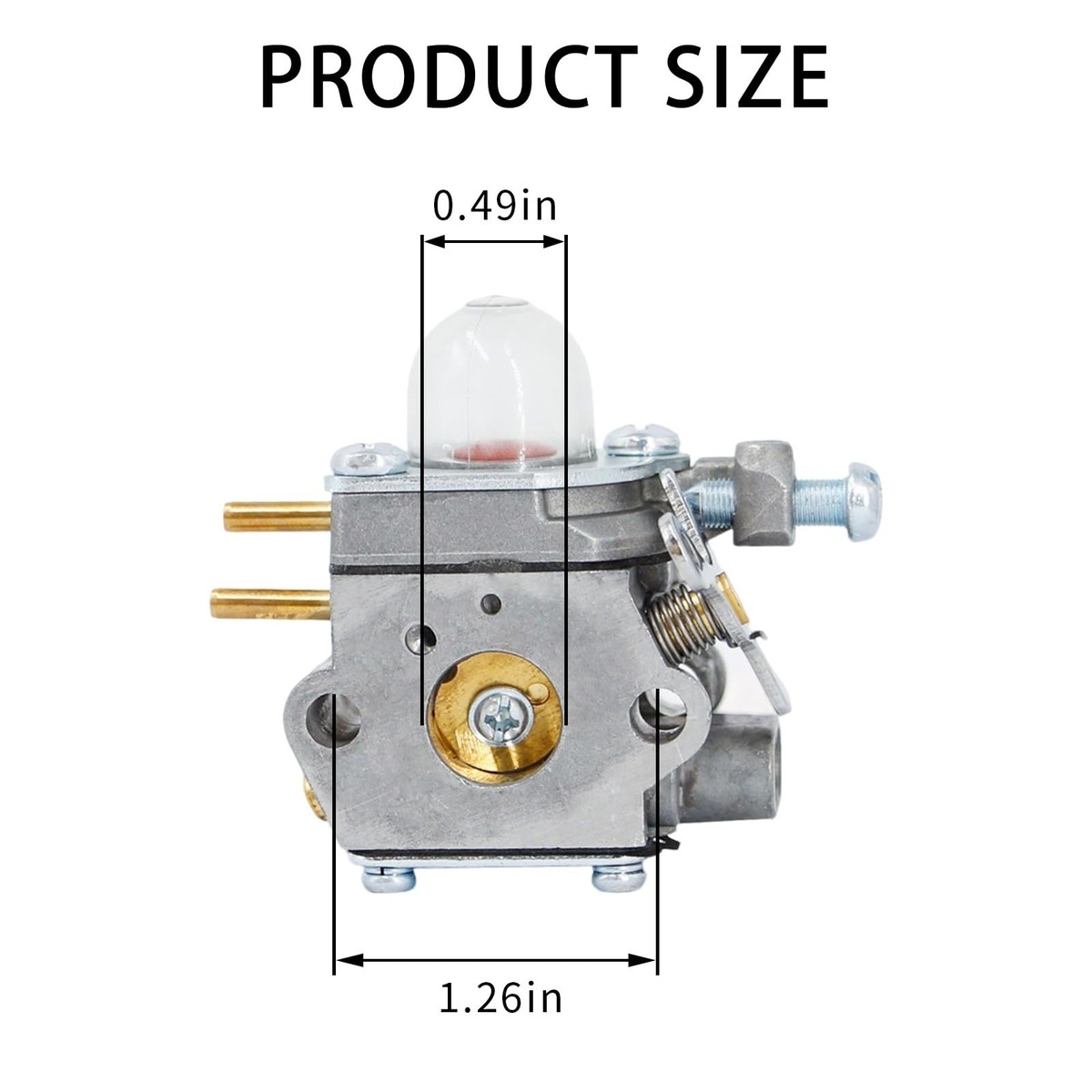 H2500 Carburetor for Hyper Tough H2510 H2520 25cc 2-Cycle String