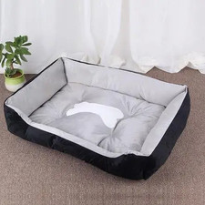 Pet Large Dog Bed Warm House Candy-Colored Square Nest Pet Kennel for Small Medi