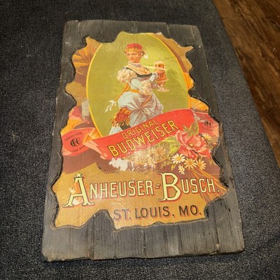 Vintage Anheuser Busch Original Budweiser Wall Hanging