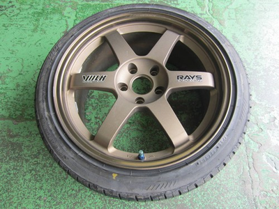 #ad JDM TE37 Bronze 18x8.5J40 1Book supra caliper clearance spare for JZA No Tires $2054.86