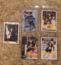 (5) Glen Murray 1991-92 Upper Deck Rookie card RC Parkhurst Classic Score Bruins. rookie card picture
