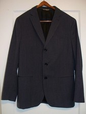 GRAY TESSUTI DI SONDRIO BANANA REPUBLIC HERITAGE MENS BLAZER SPORTCOAT 42R/S