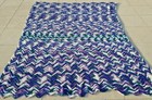 Handmade Crochet Granny Square Afghan Blanket Multicolor 5.4 x 4.7 Ft — photo 2