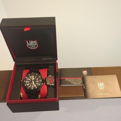 その他 Lumiox F117 Special Box Luminox F-117 Nighthawk 6400 Series Men's Quartz Watch Black