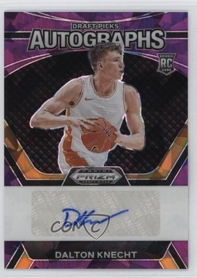 2024 Panini Prizm Draft Picks Purple Ice 47/99 Dalton Knecht Rookie Auto RC 19fe