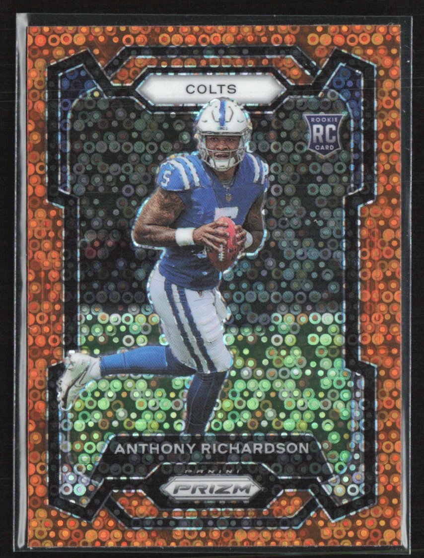 Anthony Richardson 2023 Panini Prizm Orange Disco RC #343 Indianapolis Colts