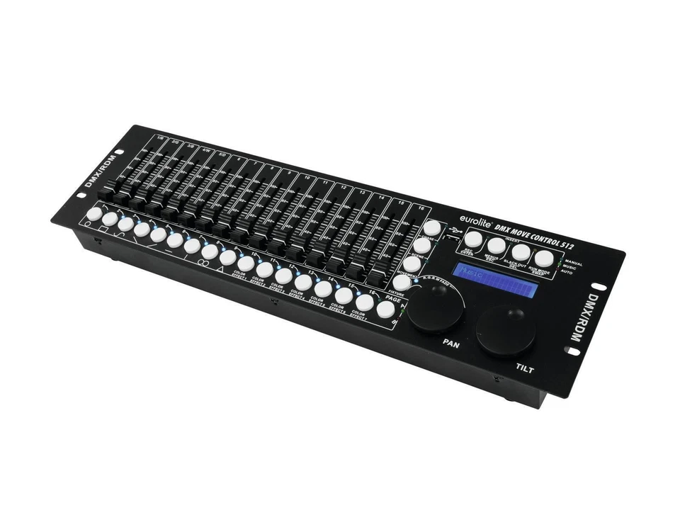 Eurolite DMX Move Controller 512 - DMX-Lichtsteuerpult mit Effektgenerator - Bild 4 von 4