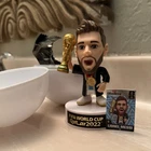 Ballers Lionel Messi FIFA World Cup Qatar 2022 Figure w/ Trophy, Medal, Card