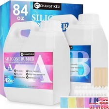 Silicone Mold Making Kit 84oz Food Grade Mold Making Liquid Mica Powder Tools US