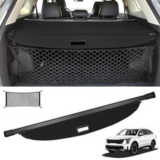 Sze Cargo Cover for Kia Sorento 2021-2024 2025 Retractable Trunk Cover Black ...