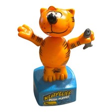 TALBOT TOYS HEATHCLIFF PUSH PUPPET 1983