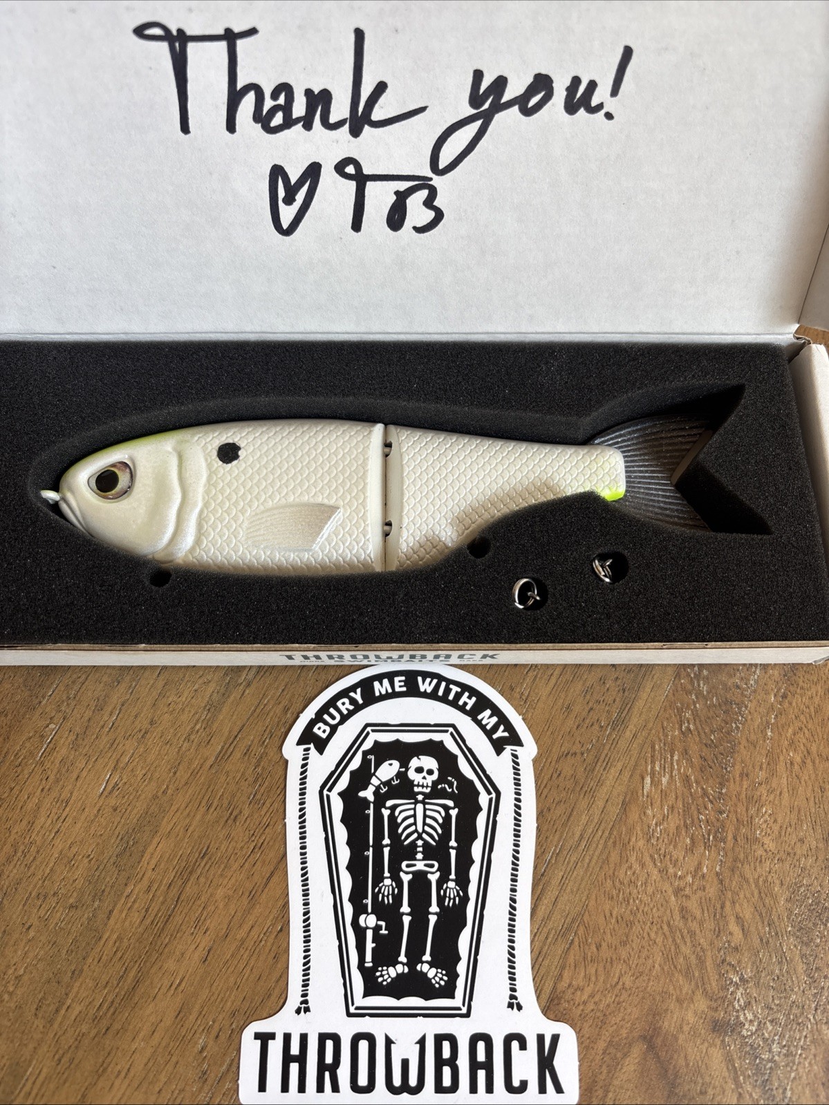 Throwback Baits Metro Glide - Smallie Shad Color - New In Box