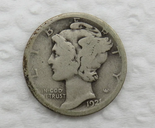 1921-P Mercury Dime — photo from the most recent tracked eBay sale