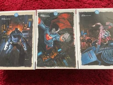 ABSOLUTE BATMAN /  SUPERMAN  /  WONDER WOMAN DE TOMMASO SET SIGNED LTD TO 500