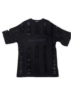 Raf Simons Redux Short-Sleeve T-Shirt With Cuts And Print 'Black' K