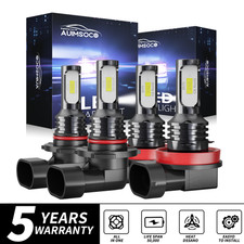 For 2012-2018 Dodge Ram 1500 2500 3500 9005 H11 LED Headlight Bulb High Low Beam