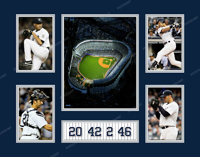 NEW YORK YANKEES Photo Core 4 Derek JETER M. RIVERA Jorge POSADA