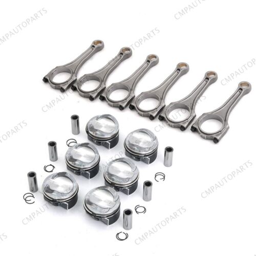 6Pcs Pistons Rings & Conrods For Audi S5 A6 C7 A7 A8 Q7 3.0 TFSI CRE CTD EA837 - Bild 2 von 13