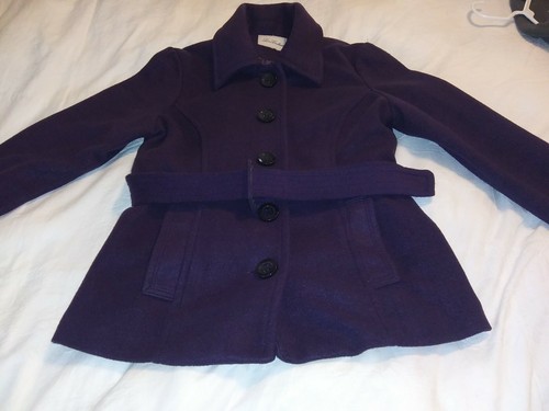 WOMAN'S PLUM PURPLE Casual Coat By: LOVE CULTURE SIZE:L **PERFECT CONDITION** - Picture 5 of 12