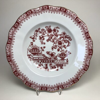 Seltmann Weiden Theresia China Rot 6 x Suppenteller Teller 23 cm
