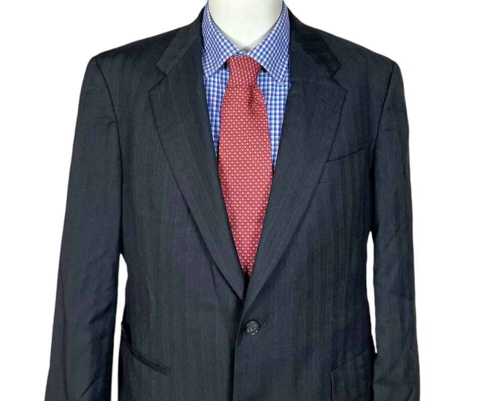 Traje Trompetista Dorado Hart Schaffner Marx 2 Piezas Chaqueta 40R Pantalones 30X31 Bonito Foto 3 de 4