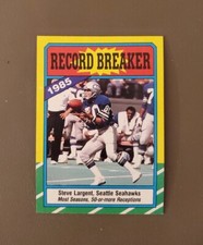 1986 Topps Football Card #4 Steve Largent RB
