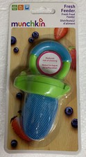 BRAND NEW Blue  Green Munchkin Fresh Food Feeder Feeding Baby 6 Months