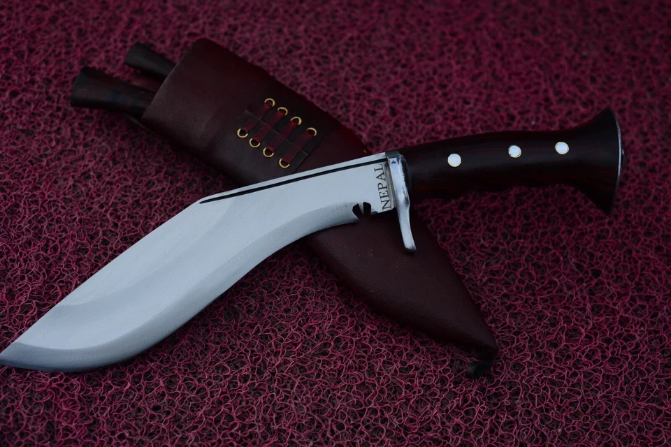 8 inches Handmade Gurkha Iraqi Kukri- Forged Knives- Hunting Bowie Knives- Carry - Imagem 4 de 4