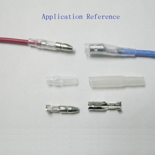 400pc 3.9mm Male Female Bullet Butt Connector Crimp Terminals Assortment Set Kit - 第 4/8 張圖片