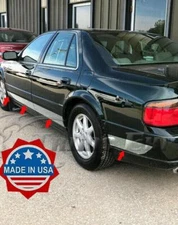 ROCKER PANEL SET/8 6" WIDE ALL Mirror Stainless For Cadillac Catera 1997-2001