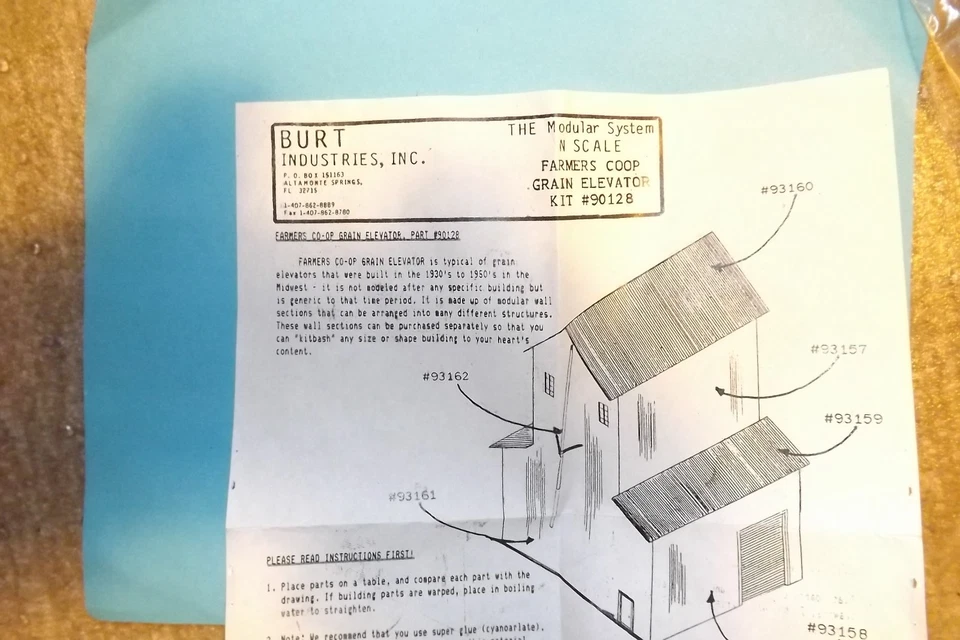 N 比例 CO-OP GRAIN ELEVATOR #90128 BURT INDUSTRIES 定制 — 第 2/2 张图片