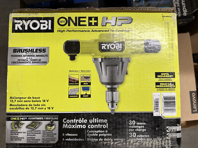 Buy RYOBI ONE 18V HP 1/2 Brushless Cordless Mud Mixer (Tool