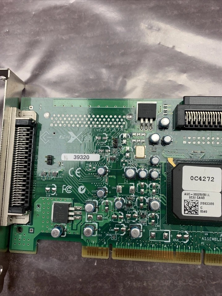 Used C4272 DELL U320 SCSI Single Channel Controller PCI-X - 0C4272 - Image 3 of 4