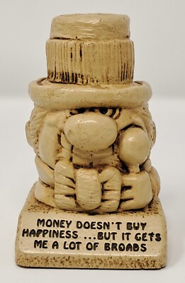 Paula 1976 Ceramic Figurine dapper man '' Money ... gets me a lot of broads ''